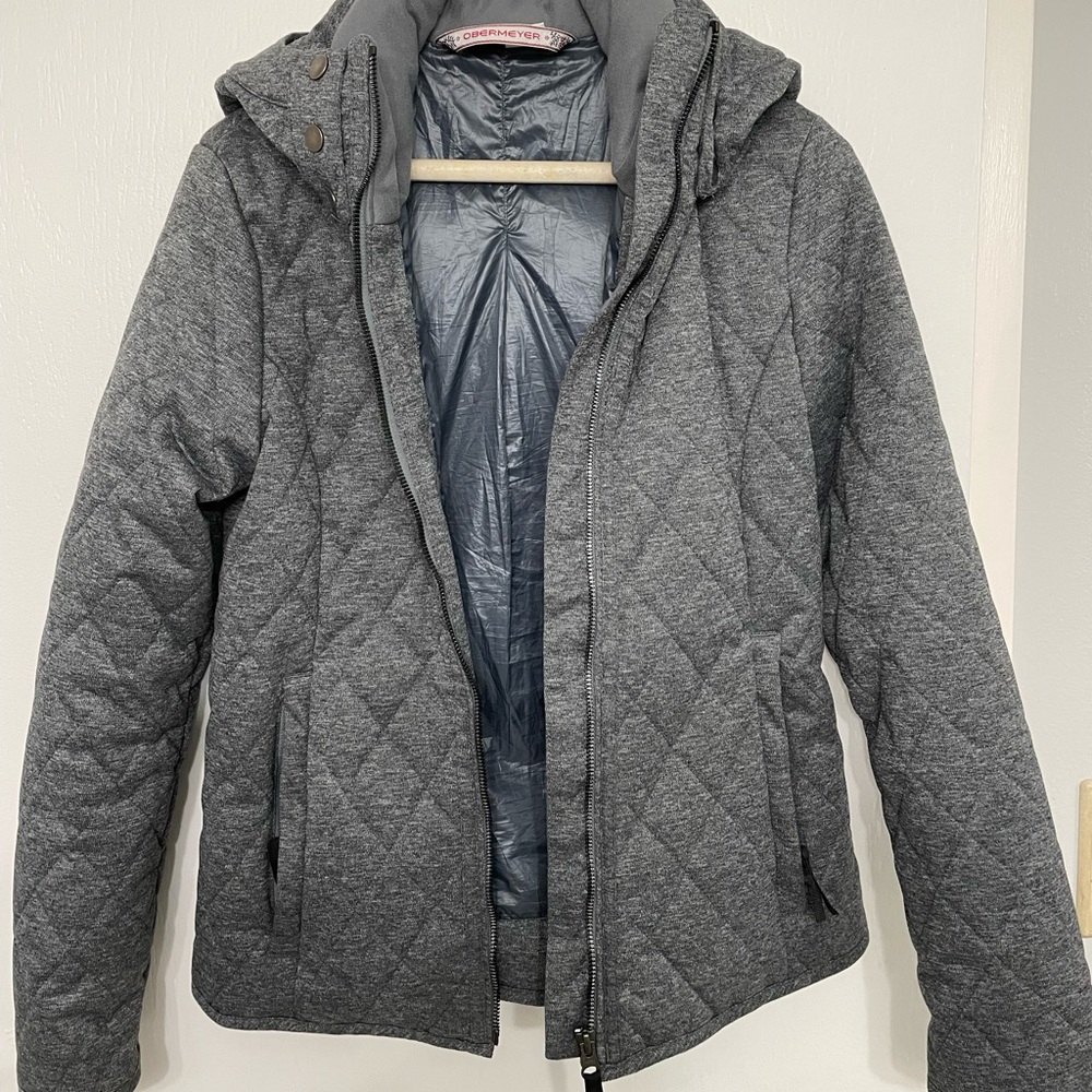Obermeyer Women’s Winter Jacket Grey Size Small